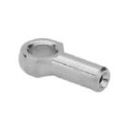 Anpreß-Öse für 1,5 mm Seil, geschlossen aus Messing, vernickelt, BL125 daN