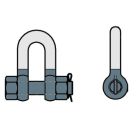 Schäkel EN 13889 Typ ENC1