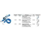 Zurrgurt LC 700 daN, Bandbreite 25 mm, 2-teilig mit Spitzhaken doppelt-1