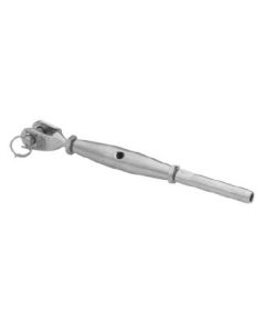 ASS Mini-Wantenspanner mit Gabel und Terminal - 1.4401 / AISI316 / Edelstahl A4