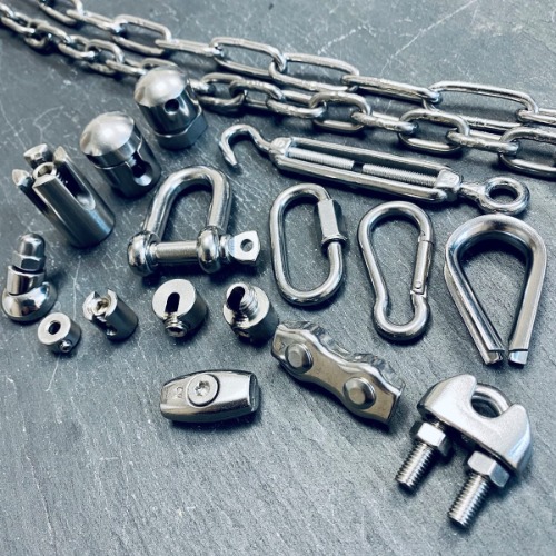 4-tlg. Edelstahlseil-Set Verstellbar Bis 20kg - Ideal Für Lampen & Aufhänger, Rostfrei