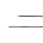 GYM-Seil verzinkt, 4/5 mm PVC-Ummantelt schwarz, ein Ende NIRO-Gewindeterminal M8x54 aufgewalzt, anderes ALU-Endbundhülse verpreßt