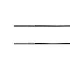 GYM-Seil verzinkt, 4/5 mm PVC-Ummantelt schwarz, beide Enden NIRO-Gewindeterminal M6x60 aufgewalzt