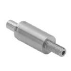 Stell-Zylinder mit Außengewinde M8 für 1,5 mm Seil, aus 2.0401 vernickelt, BL 125 daN