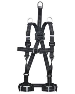 Auffanggurt für Behälterbefahrungen, aus ölabweisenden, verschmutzungsresistenten Gurtband / Kratos Safety