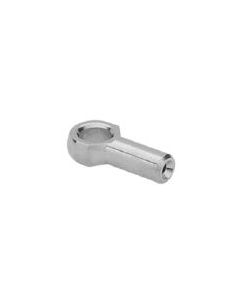 Anpreß-Öse für 1,5 mm Seil, geschlossen aus Messing, vernickelt, BL125 daN