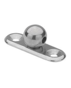 ASS Kugelkonsole mit flacher Lasche - 1.4401 / AISI316 / Edelstahl A4