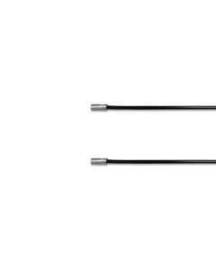 GYM-Seil verzinkt, 4/5 mm PVC-Ummantelt schwarz, beide Enden ALU-Endbundhülse aufgepresst