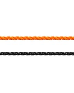 16 mm Polypropylen-Tauwerk ISO 1346, Form A, orange