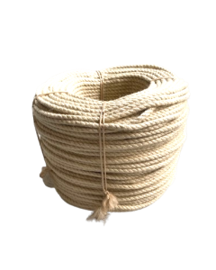 220 m Rolle PP-Stapelfaser-Tauwerk 3-litzig gedreht, 100 % Polypropylen (PP)