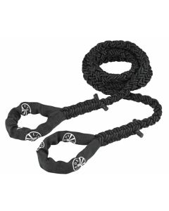 Offroad Kinetic Schleppseil mit zwei Schlaufen 20 cm, schwarz 
