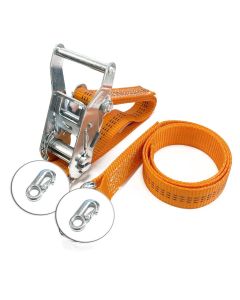 Zurrgurt 2-teilig Sonderanfertigung LC 1500/3000 daN, Bandbreite 35 mm, mit Abschlepphaken