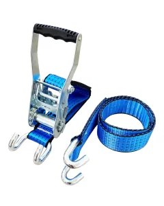 Zurrgurt 2-teilig Sonderanfertigung LC 2500/5000 daN, Bandbreite 50 mm, mit Klauenhaken