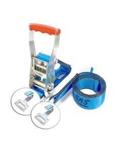 Zurrgurt 2-teilig Sonderanfertigung LC 2500/5000 daN, Bandbreite 50 mm, mit Profilhaken