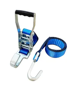 Zurrgurt 2-teilig Sonderanfertigung LC 2500/5000 daN, Bandbreite 50 mm, mit Profilhaken
