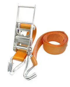 Zurrgurt Sonderanfertigung LC 5000/10000 daN, Bandbreite 75 mm, mit Spitzhaken doppelt